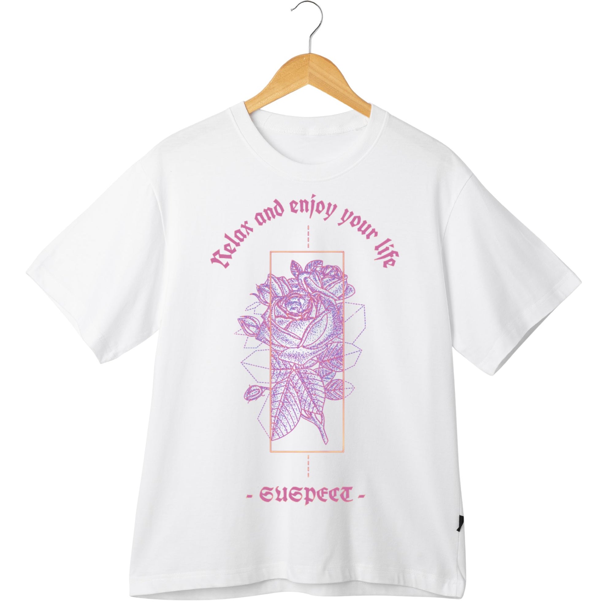 Relax & Enjoy Rose Graphic